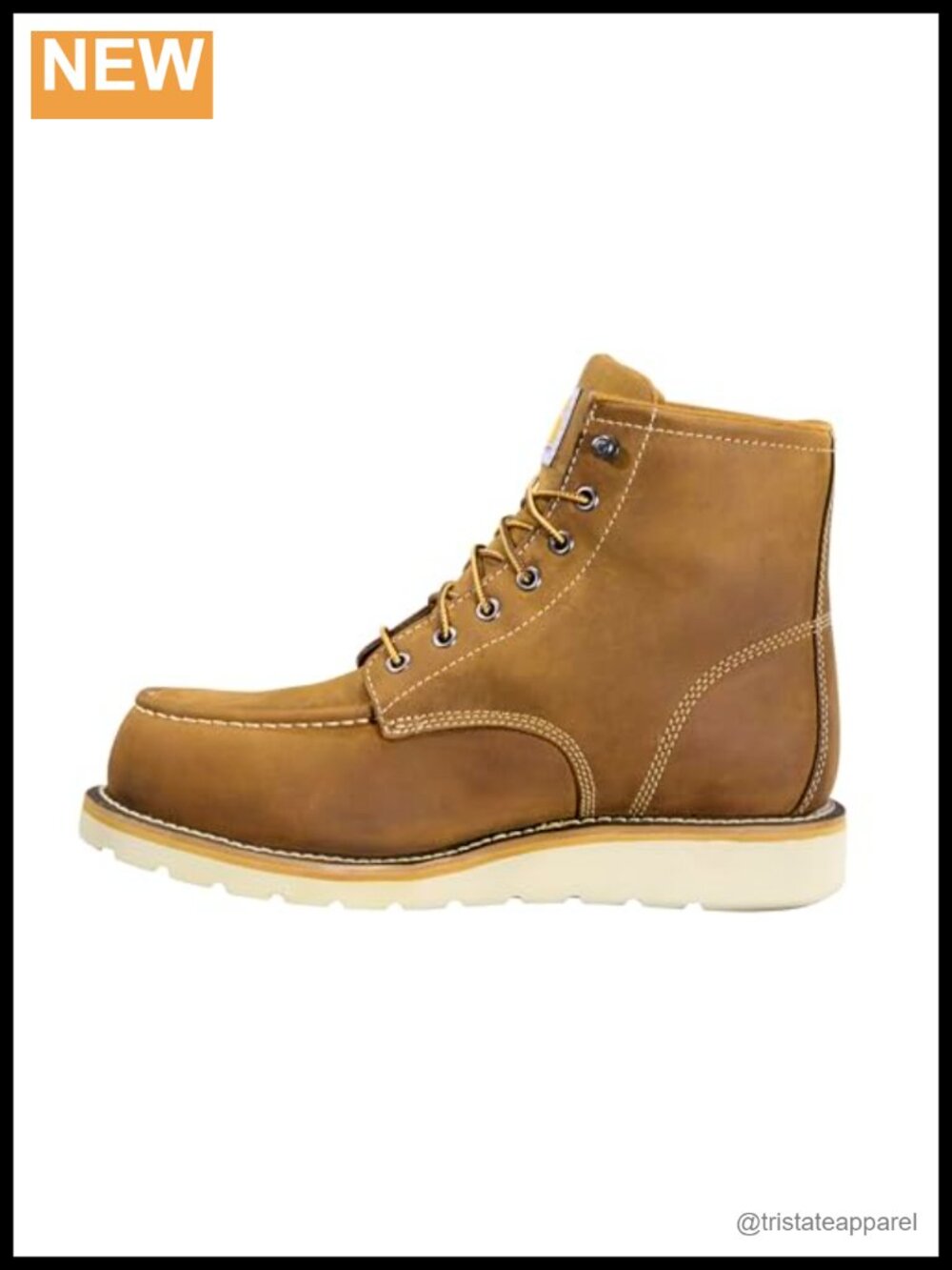 Waterproof Nano Composite Toe Wedge Work Boot Leather Ankle Industrial Boot